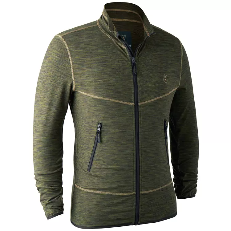 Deerhunter Norden Fleecejacke, Green Melange, Herren 1 Deerhunter Norden Fleecejacke, Green Melange, Herren