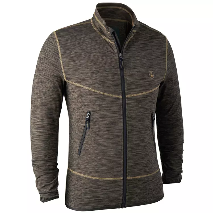 Deerhunter Norden Fleecejacke, Green Melange, Herren 2 Deerhunter Norden Fleecejacke, Green Melange, Herren – Bild 2