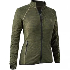 Deerhunter Lady Gestepptes Damenfleece, Green Melange