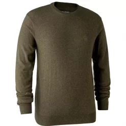Deerhunter Kingston Strickpullover, Green Melange, Herren
