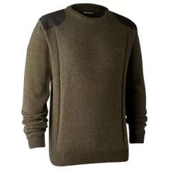 Deerhunter Sheffield Strickpullover, Green Melange, Herren