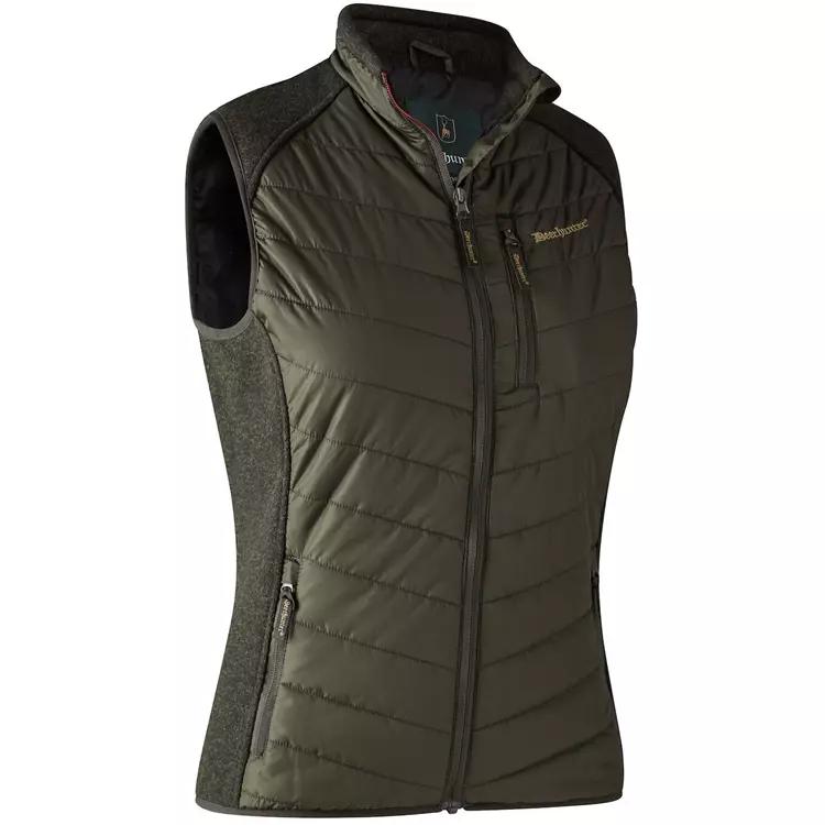 Deerhunter Lady Caroline Wattierte Damenweste, Dark Blue 1 Deerhunter Lady Caroline Wattierte Damenweste, Dark Blue