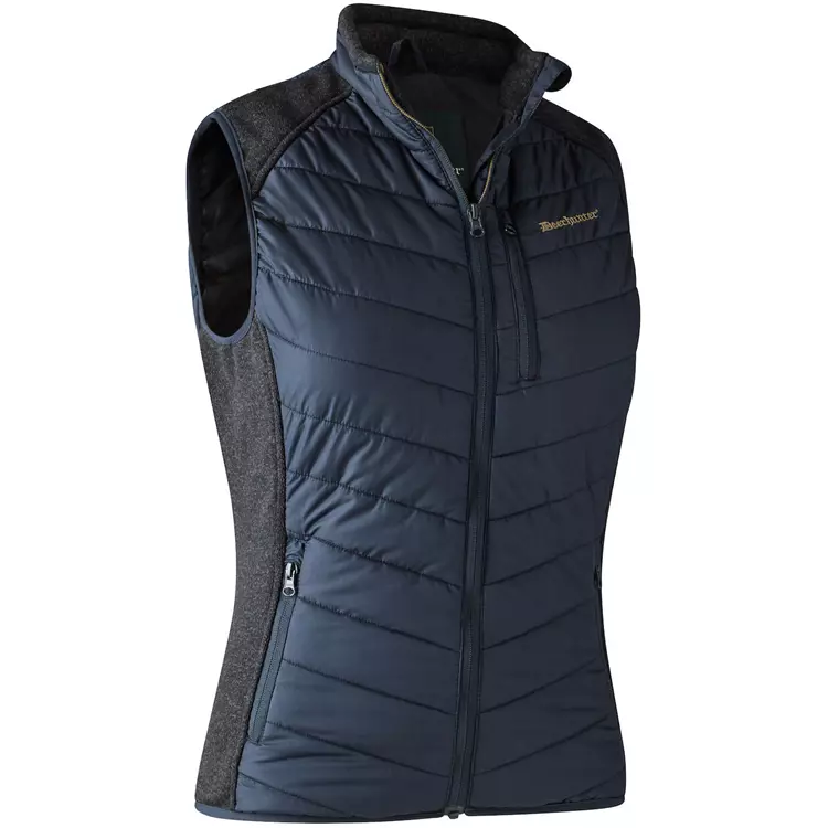 Deerhunter Lady Caroline Wattierte Damenweste, Dark Blue 4 Deerhunter Lady Caroline Wattierte Damenweste, Dark Blue – Bild 4