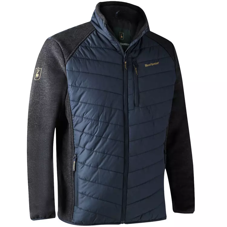 Deerhunter Moor Steppjacke Mit Strick, Dark Blue, Herren 3 Deerhunter Moor Steppjacke Mit Strick, Dark Blue, Herren – Bild 3