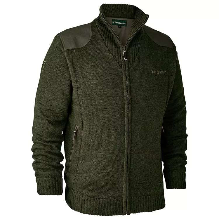 Deerhunter Carlisle Strick Cardigan, Dark Elm, Herren 2 Deerhunter Carlisle Strick Cardigan, Dark Elm, Herren – Bild 2