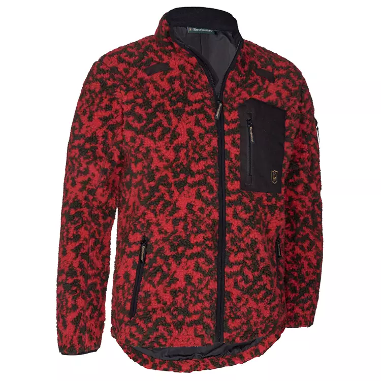 Deerhunter Camou Faserpelzjacke, Red Camouflage, Herren 1 Deerhunter Camou Faserpelzjacke, Red Camouflage, Herren